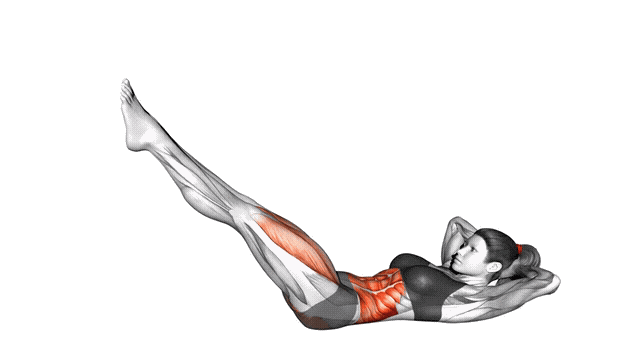 Animation Crunch velo jambes levees