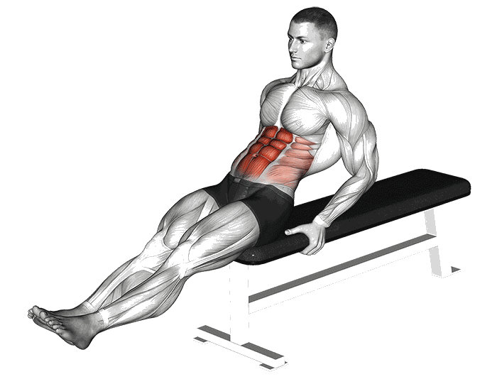 Animation Relevé de jambes assis