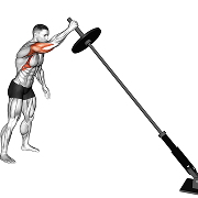 Developpe Landmine un bras (Barre)