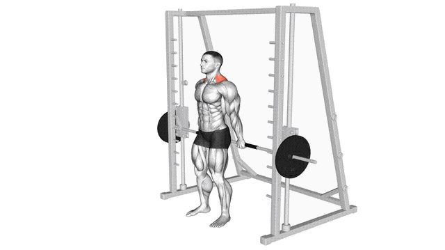 Animation Haussement d'epaules (Smith machine)