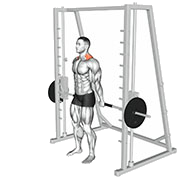 Haussement d'epaules (Smith machine)