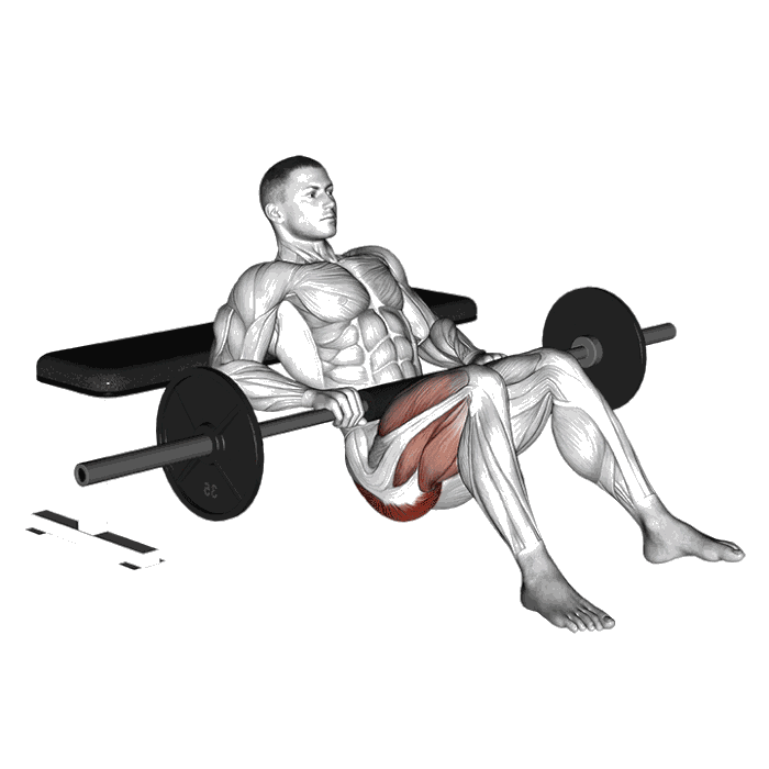 Animation Hip thrust unilatéral (Barre)
