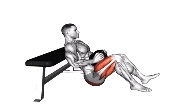 Animation Hip thrust unilateral (Halteres)