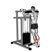 Mollet debout unilateral (Machine)