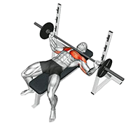 Developpe couche prise large (Barre)