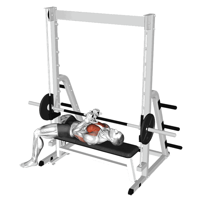 Animation Hex press (Smith machine)