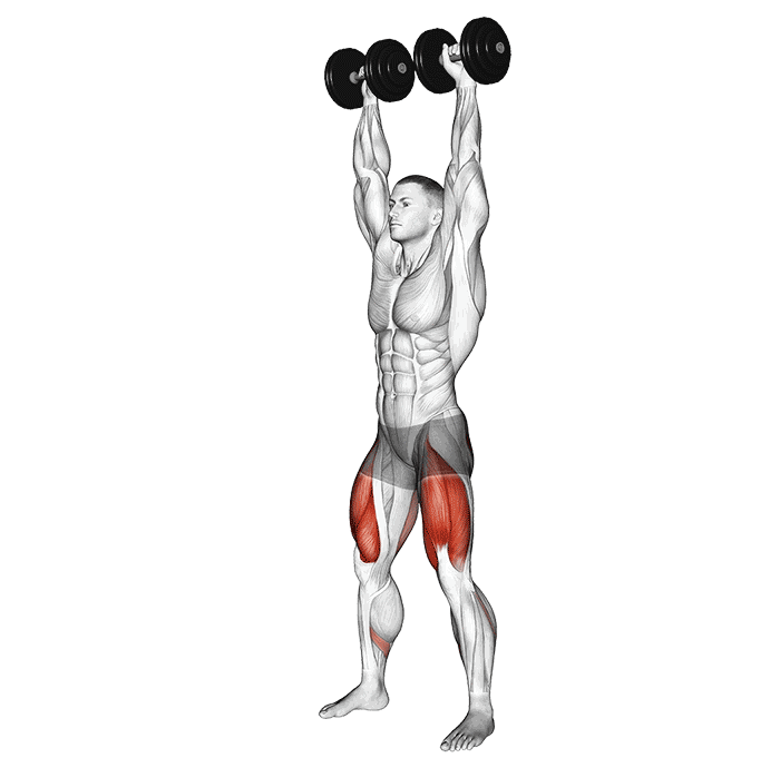 Animation Overhead Squat avec haltères