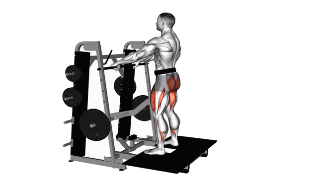 Animation Squat a ceintrure (Machine)