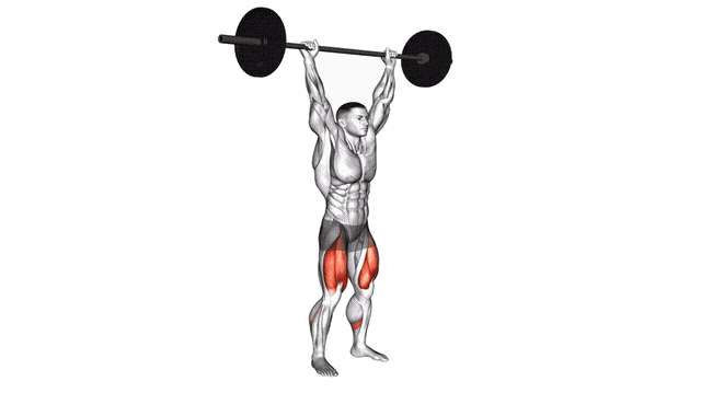 Animation Squat au dessus de la tete