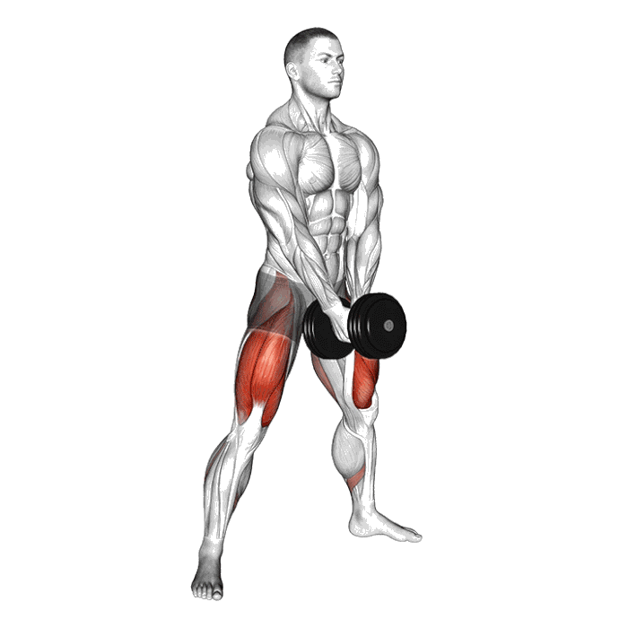 Animation Squat sumo (Haltères)